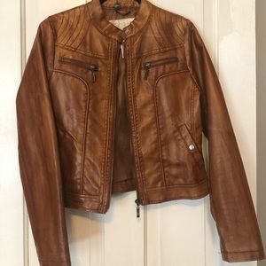 Faux leather jacket